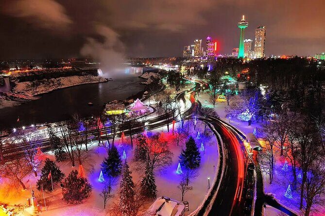 From Toronto:Winter Festival of Lights Niagara Falls Evening Tour - Journey Behind the Falls and Skylon Tower: Optional, But Often the Best Photos