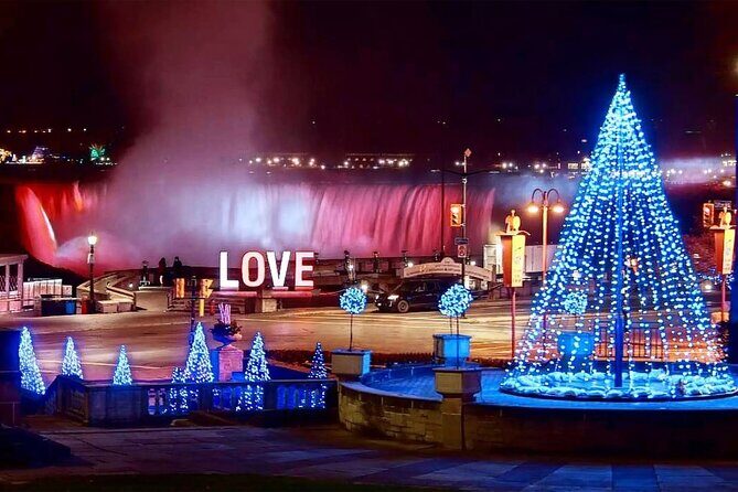 From Toronto:Winter Festival of Lights Niagara Falls Evening Tour - Floral Clock, Heritage District, and Fast Stops That Keep You Moving